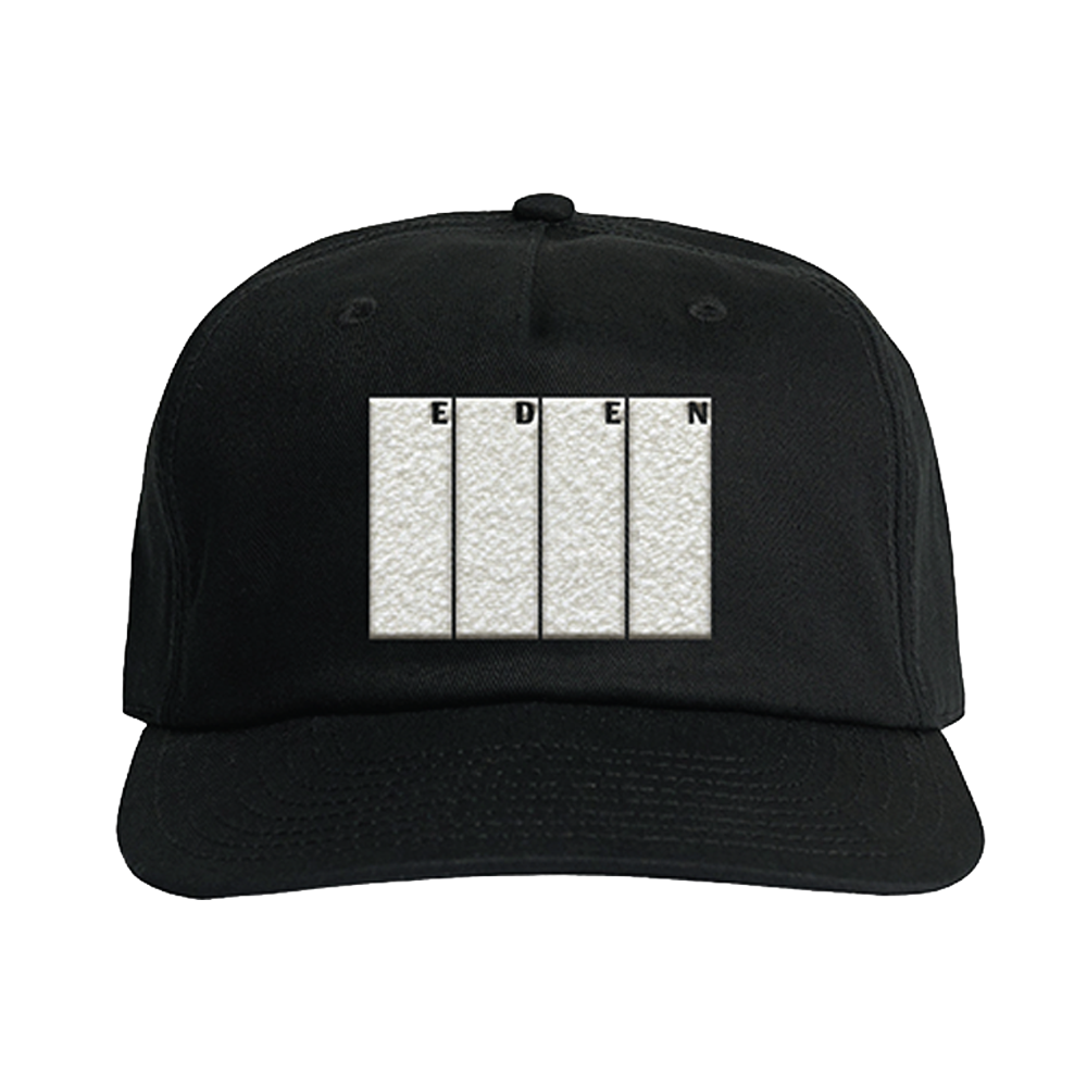 EDEN Chenille Logo Cap Black