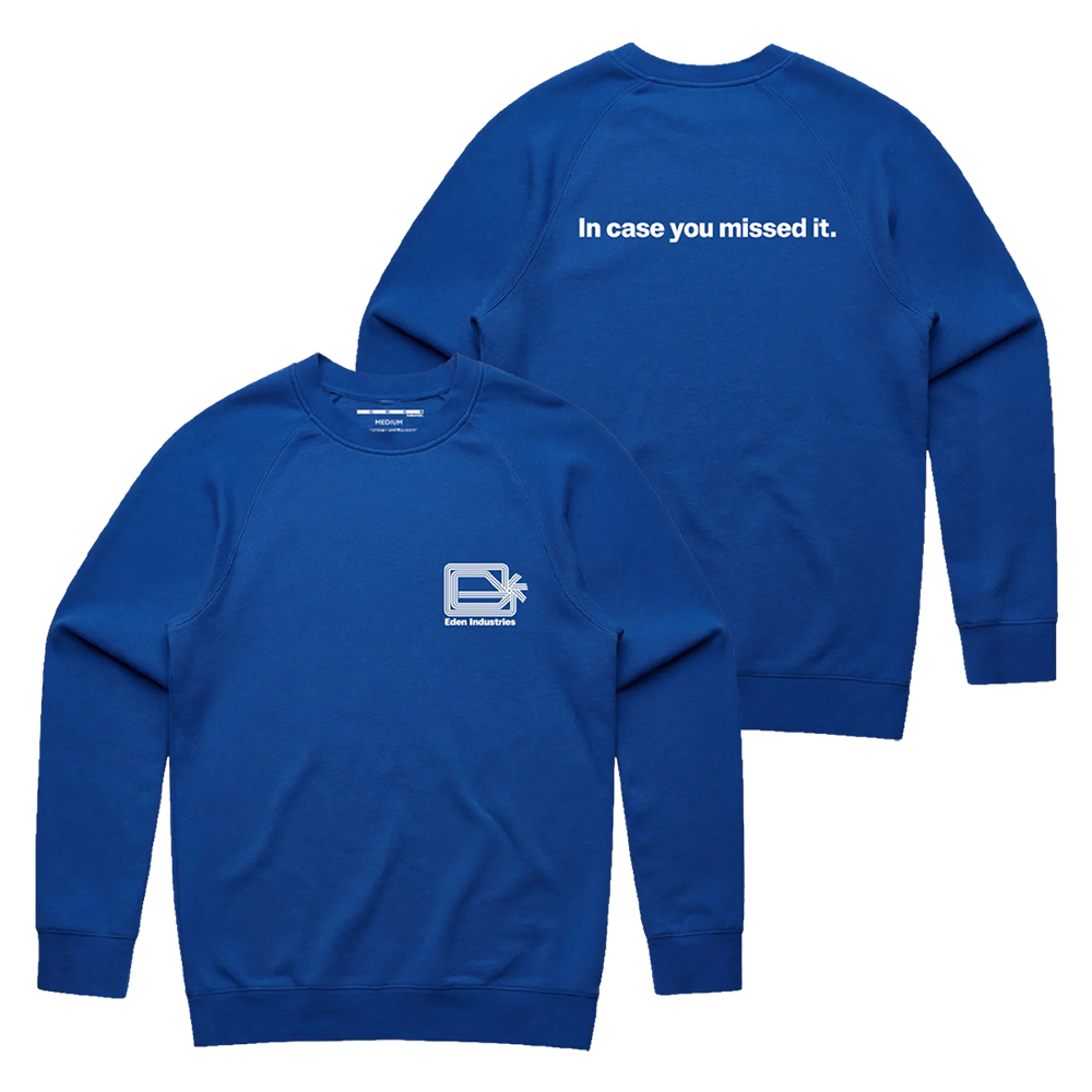 EDEN Industries Blue Crewneck