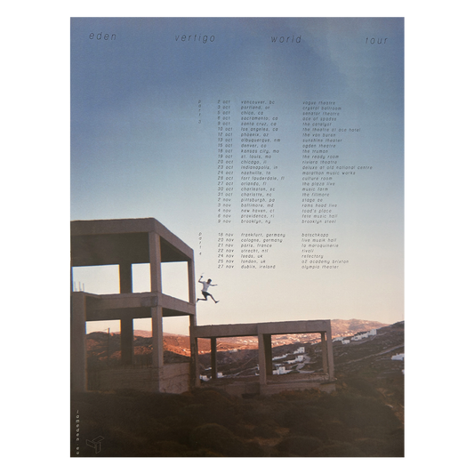 Vertigo World Tour - 2018 NA/EU Poster - Parts 3 + 4