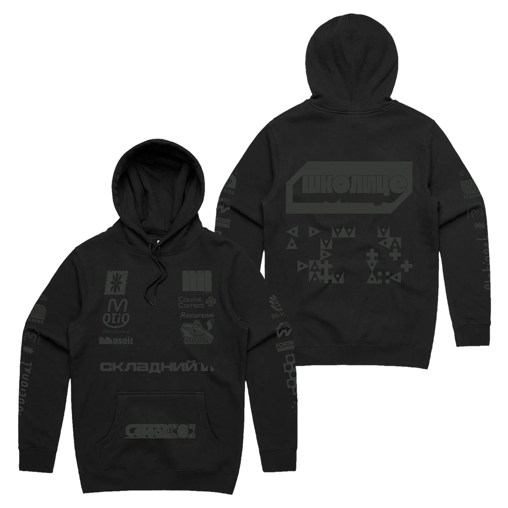 Sponsor Black Hoodie