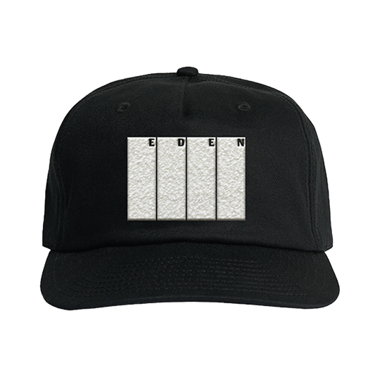 EDEN Chenille Logo Cap Black