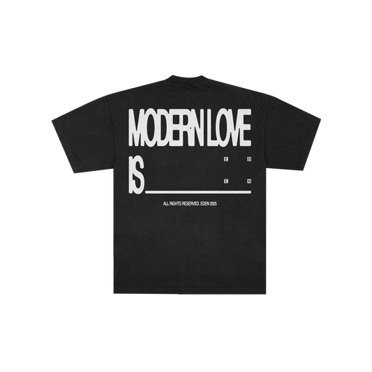 Modern Love Black T-Shirt