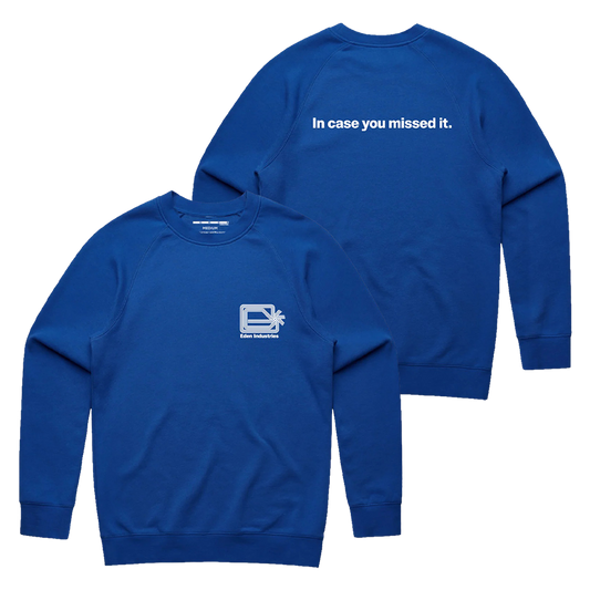 EDEN Industries Blue Crewneck